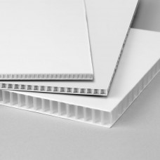 Полипропилен листовой сотовый белый PP 2х1000 мм