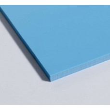 Полипропилен листовой монолитный голубой PP 1х1500х3000 мм