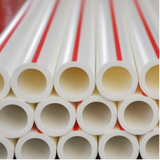 Полипропиленовая труба гофрированная круглая белая для канализации PP 800х669 мм ГОСТ/ТУ